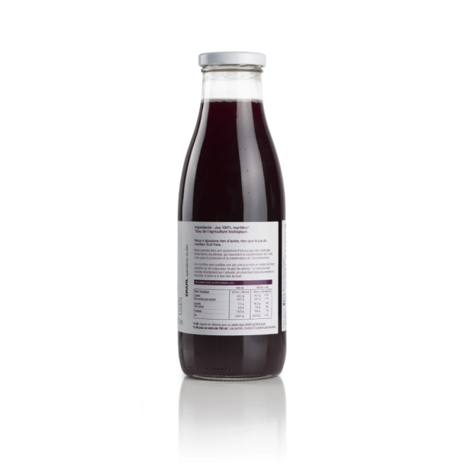 Pur jus MYRTILLES BIO Pressé